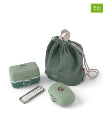 Monbento 7-delige lunchset "Buddy" groen