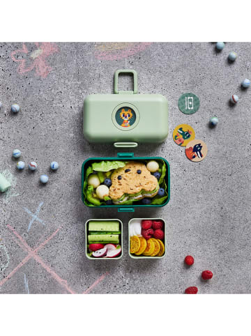 Monbento 7-częściowy zestaw "Buddy" w kolorze zielonym