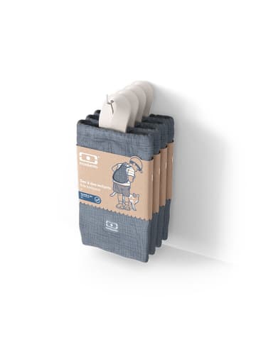 Monbento Rugzak "Buddy" blauw - (B)23,5 x (H)29,5 cm