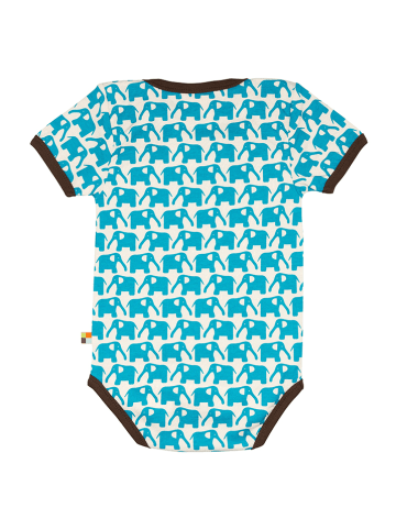 loud + proud Body in Hellblau/ Weiß