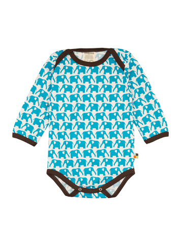 loud + proud Body in Hellblau/ Weiß