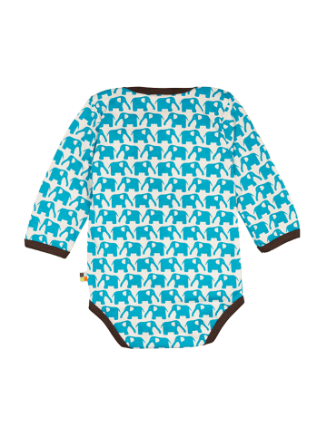 loud + proud Body in Hellblau/ Weiß