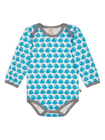 loud + proud Body in Hellblau/ Weiß