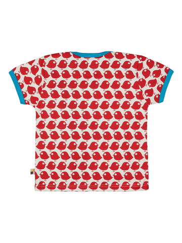 loud + proud Shirt in Rot/ Weiß