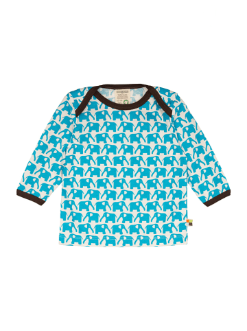 loud + proud Longsleeve in Hellblau/ Weiß