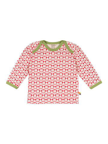 loud + proud Longsleeve in Rot/ Weiß