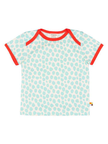 loud + proud Shirt in Weiß/ Türkis