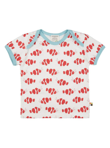 loud + proud Shirt in Rot/ Weiß