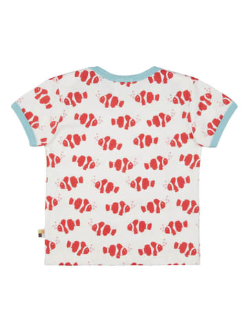 loud + proud Shirt in Rot/ Weiß