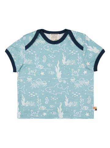 loud + proud Shirt in Hellblau