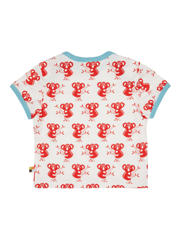 loud + proud Shirt in Weiß/ Rot