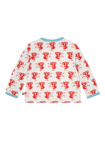 loud + proud Longsleeve in Weiß/ Rot