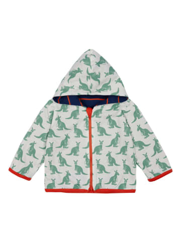 loud + proud Wende-Sweatjacke in Grau/ Dunkelblau