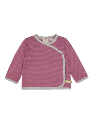 loud + proud Cardigan "Doubleface" in Lila