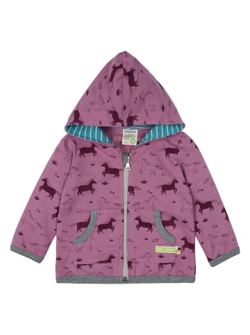 loud + proud Sweatjacke in Lila