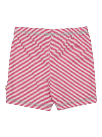 loud + proud Shorts in Rot/ Weiß