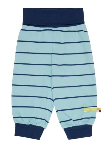 loud + proud Sweathose in Dunkelblau/ Hellblau