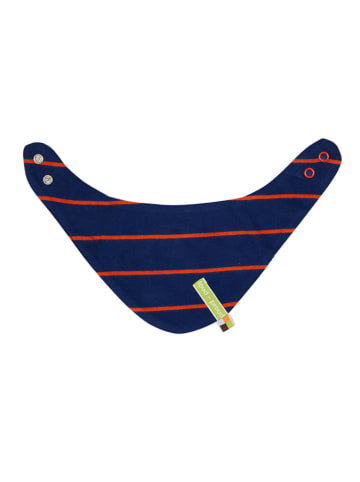 loud + proud Wende-Dreieckstuch in Dunkelblau/ Weiß