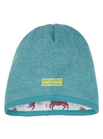 loud + proud Wendemütze in Türkis