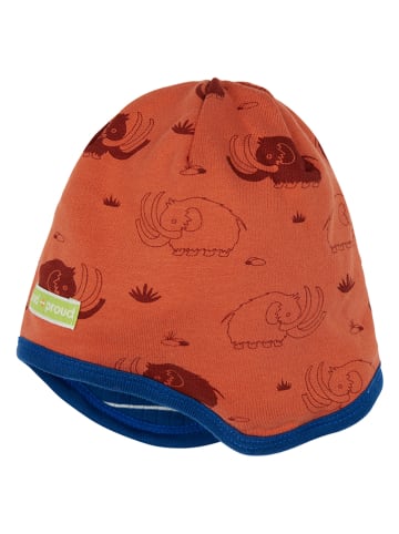 loud + proud Wendemütze in Orange/ Blau