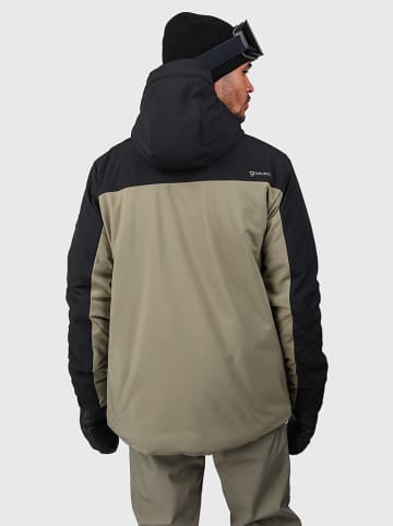 Brunotti Softshell-Ski-/Snowboardjas "Mattaki" beige/zwart