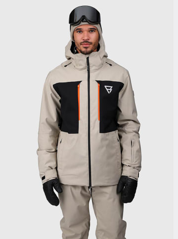 Brunotti Ski-/Snowboardjas "Aratin" beige/zwart