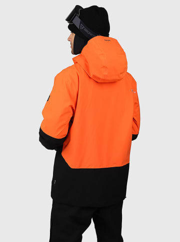 Brunotti Ski-/ Snowboardjacke "Curtis" in Orange/ Schwarz