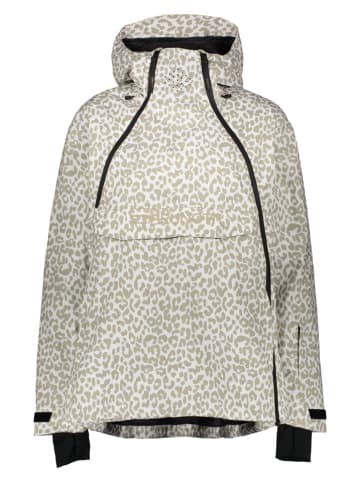 Brunotti Ski-/ Snowboardjacke in Creme/ Schwarz