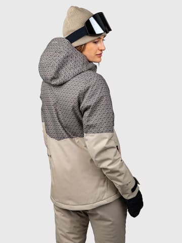 Brunotti Ski-/snowboardjas "Joicya-Print" beige/zwart