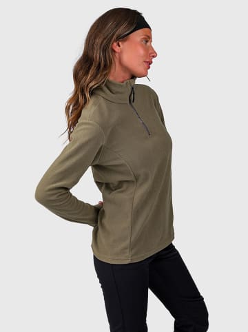 Brunotti Fleece trui "Misma" kaki