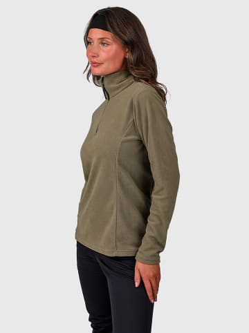 Brunotti Fleece trui "Misma" kaki