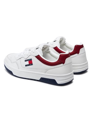 Tommy Hilfiger Shoes Skórzane sneakersy w kolorze białym