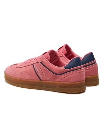 Tommy Hilfiger Shoes Leder-Sneakers in Rosa