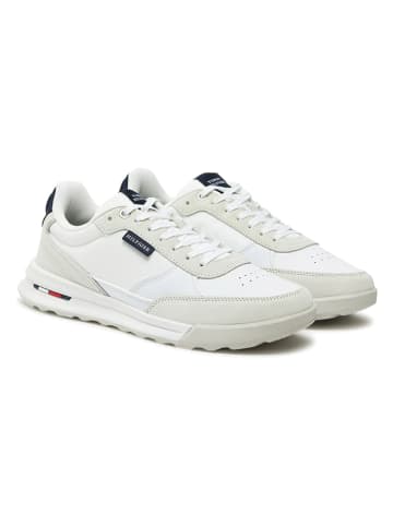 Tommy Hilfiger Shoes Leder-Sneakers in Weiß/ Creme