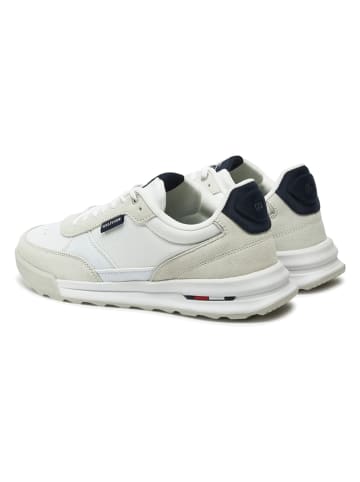 Tommy Hilfiger Shoes Leren sneakers wit/crème