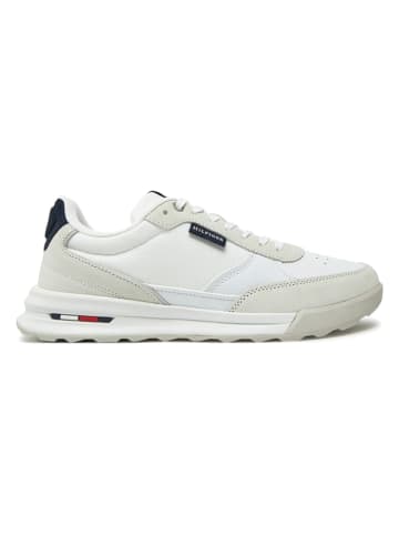 Tommy Hilfiger Shoes Leder-Sneakers in Weiß/ Creme