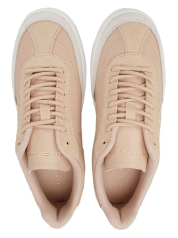 Tommy Hilfiger Shoes Leren sneakers beige