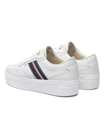 Tommy Hilfiger Shoes Leder-Sneakers in Weiß
