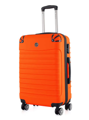 Geographical Norway 5tlg. Hardcase-Trolleyset "Shock" in Orange