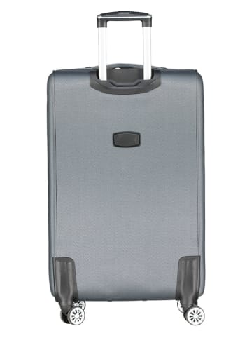 Geographical Norway 5-delige softcase-trolleyset "Show" grijs