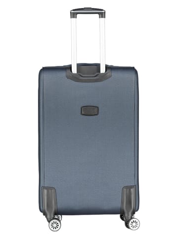 Geographical Norway 5tlg. Softcase-Trolleyset "Show" in Dunkelblau