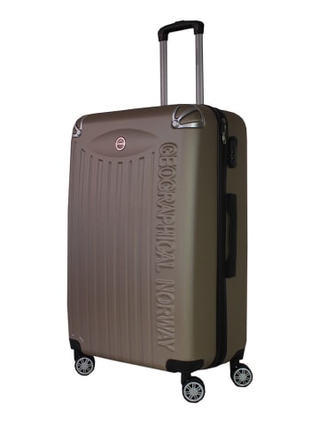 Geographical Norway 5-delige hardcase-trolleyset "Softless" kaki