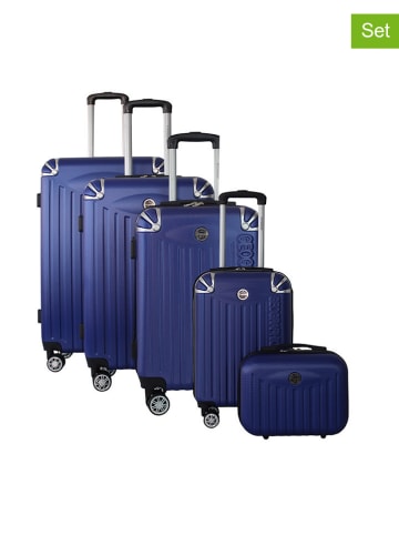 Geographical Norway 5-częściowy zestaw "Softless" w kolorze granatowym