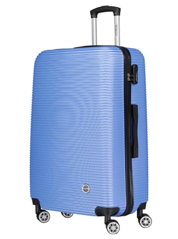 Geographical Norway 5-delige hardcase-trolleyset "Salomun" lichtblauw