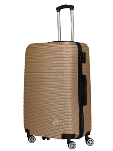 Geographical Norway 5tlg. Hardcase-Trolleyset "Salomun" in Beige