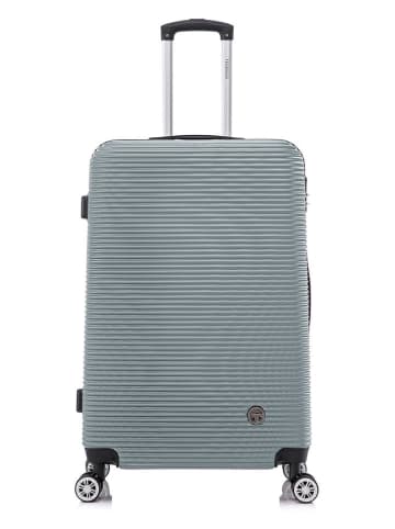 Geographical Norway 5-delige hardcase-trolleyset "Solomun" zilverkleurig