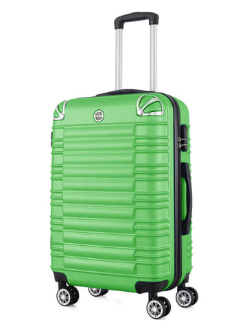 Geographical Norway 5-delige hardcase-trolleyset "Sourcing" groen