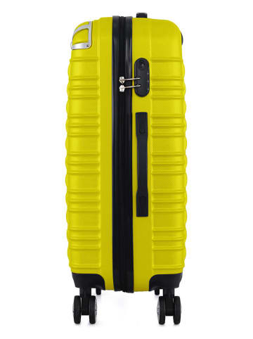 Geographical Norway 5-delige hardcase-trolleyset "Sourcing" geel