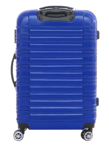 Geographical Norway 5-delige hardcase-trolleyset "Sourcing" blauw