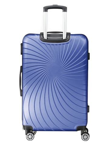 Geographical Norway 5tlg. Hardcase-Trolleyset "Sunlighteo" in Blau